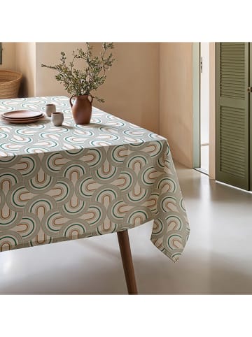 Mint Rugs Tafellaken "Gaia" wit/grijs/oranje