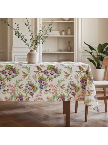 Mint Rugs Tischdecke "Naila" in Creme/ Grün/ Lila