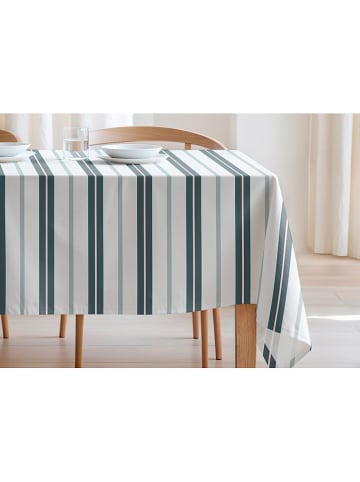 Mint Rugs Tafellaken "Nordic" wit/turquoise