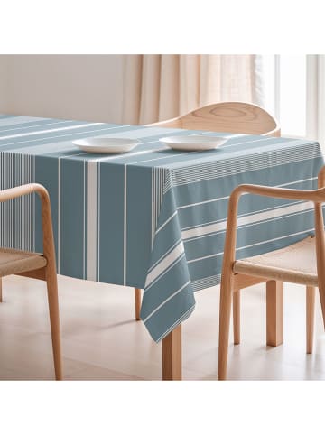 Mint Rugs Tafellaken "Nordic Malibu" turquoise/wit