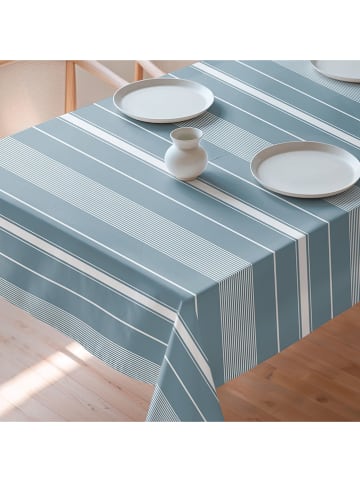 Mint Rugs Tafellaken "Nordic Malibu" turquoise/wit