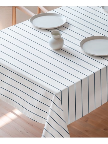 Mint Rugs Obrus "Nordic Maui" w kolorze biało-granatowym