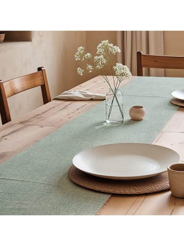 Mint Rugs Tafelloper "Indra" mintgroen