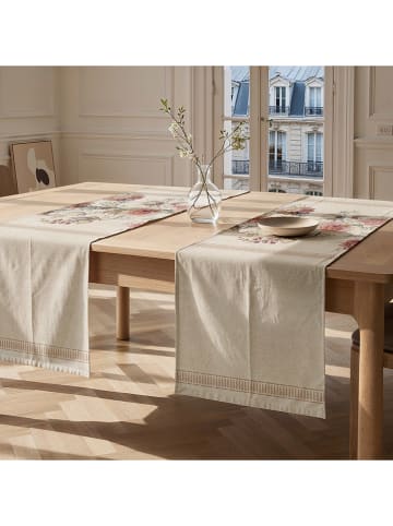 Mint Rugs Tafelloper "Samir" crème/meerkleurig