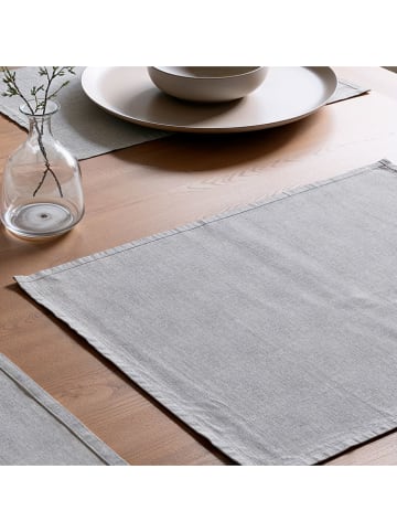 Mint Rugs 2er-Set: Tischsets "Indra" in Hellgrau - (L)50 x (B)40 cm