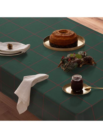 Mint Rugs Obrus "Christmas Windows" w kolorze zielonym