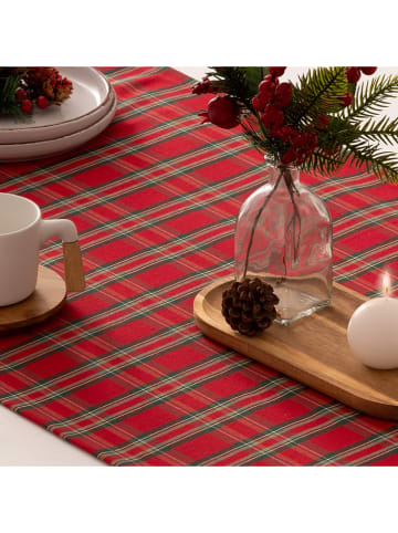 Mint Rugs Bieżnik "Christmas Naibi" w kolorze czerwonym