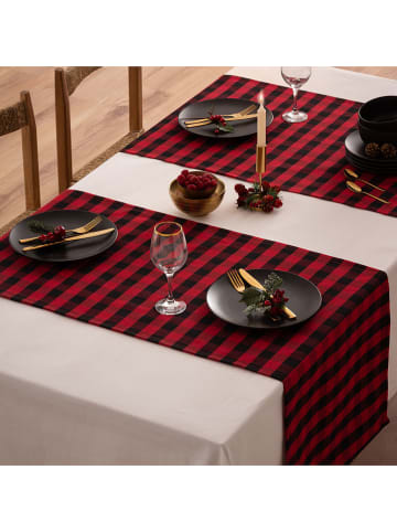 Mint Rugs Tischläufer "Christmas Xenia" in Rot/ Schwarz