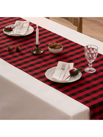 Mint Rugs Tischläufer "Christmas Xenia" in Rot/ Schwarz