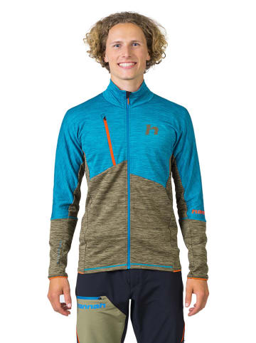 Hannah Sweatjacke in Blau/ Anthrazit