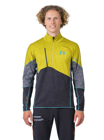 Hannah Funktionsshirt "Niro" in Gelb/ Grau