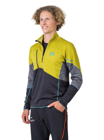 Hannah Functioneel shirt "Niro" geel/grijs