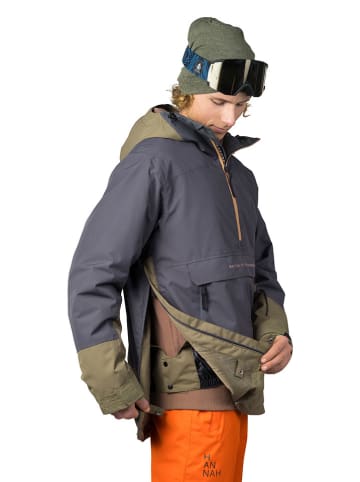 Hannah Kurtka narciarska w kolorze antracytowym