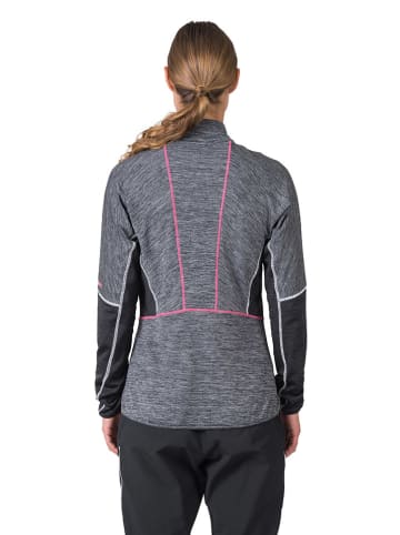 Hannah Fleece vest "Meda" antraciet/grijs