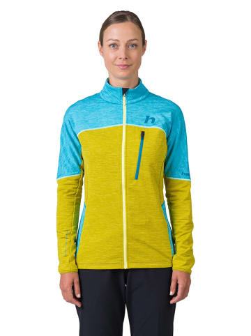 Hannah Fleecejacke "Meda" in Gelb/ Hellblau