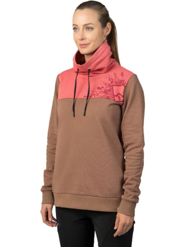 Hannah Sweatshirt "Sibele" lichtbruin/roze