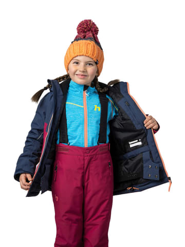 Hannah Ski-/snowboardjas "Kigali" donkerblauw/roze/oranje