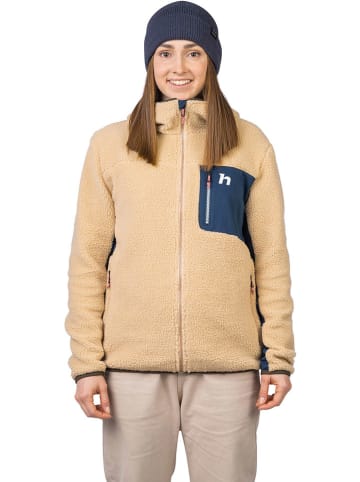 Hannah Fleecejacke "Koala" in Gelb/ Dunkelblau