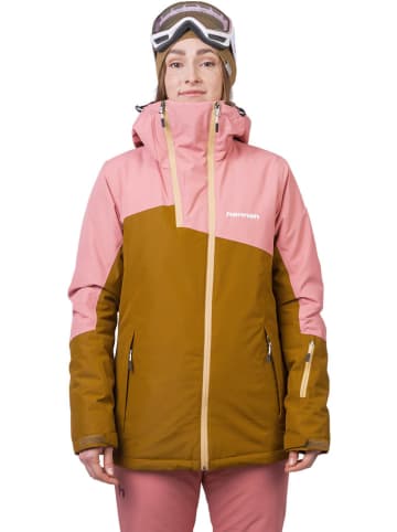 Hannah Ski-/ Snowboardjacke "Maky Col" in Hellbraun/ Rosa