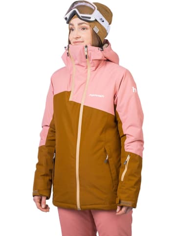 Hannah Kurtka narciarska "Maky Col" w kolorze jasnobrązowo-jasnoróżowym