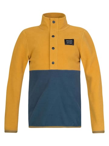 Hannah Fleecepullover "Mint" in Gelb/ Blau