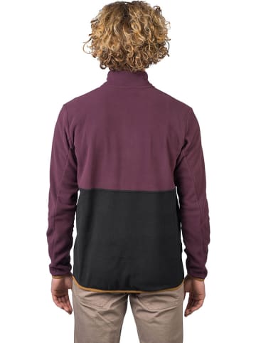 Hannah Fleecepullover "Mint" in Lila/ Anthrazit