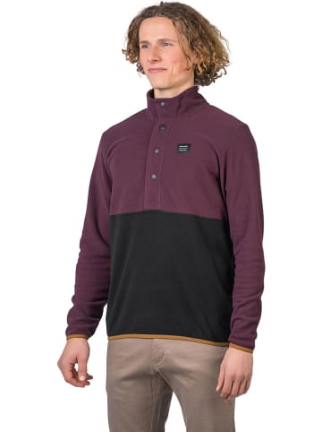 Hannah Fleece trui "Mint" paars/antraciet