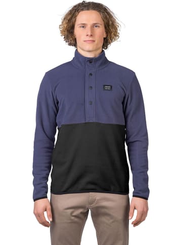 Hannah Fleecepullover "Mint" in Anthrazit/ Grau