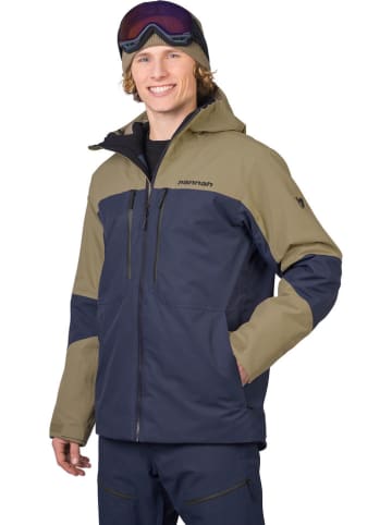 Hannah Kurtka narciarska "Niel" w kolorze granatowo-oliwkowym