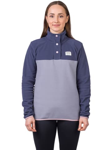 Hannah Fleecepullover "Nuka" in Blau/ Hellblau