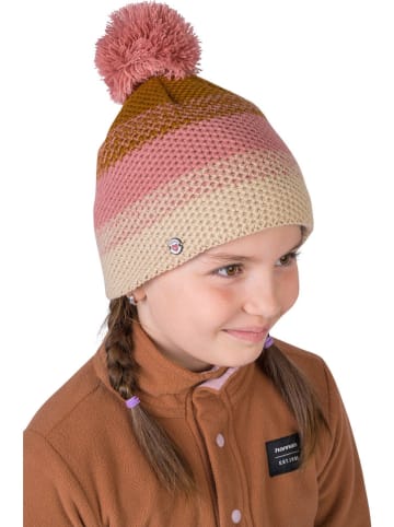 Hannah Czapka "Ola" w kolorze jasnobrązowo-jasnoróżowym