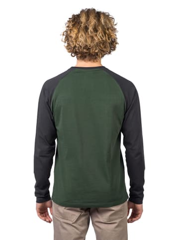 Hannah Longsleeve "Roket" in Grün/ Anthrazit