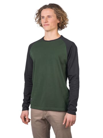 Hannah Longsleeve "Roket" in Grün/ Anthrazit