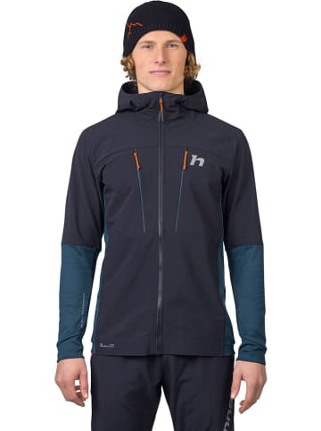 Hannah Hybridjacke "Trane" in Anthrazit/ Petrol