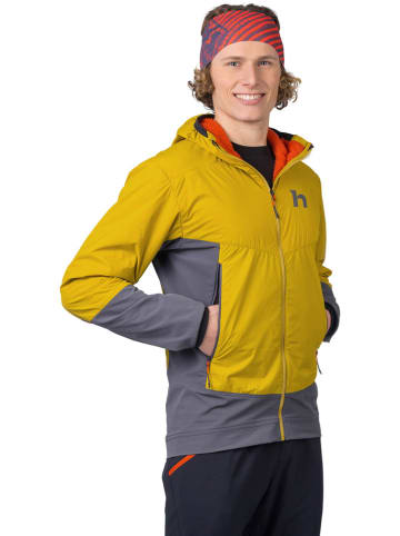 Hannah Functionele jas "Vertical" geel/grijs