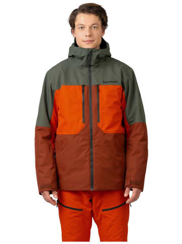 Hannah Ski-/snowboardjas "Niel" lichtbruin/groen