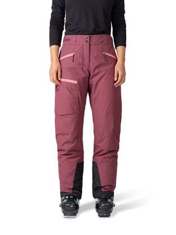 Hannah Spodnie narciarskie "Bons" w kolorze czerwonym