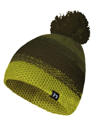 Hannah Muts met pompon "Otik II" groen/kaki