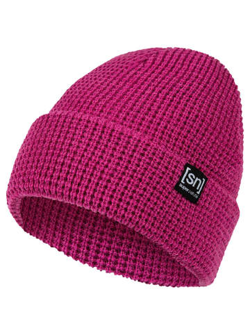 super.natural Czapka beanie "City" w kolorze różowym