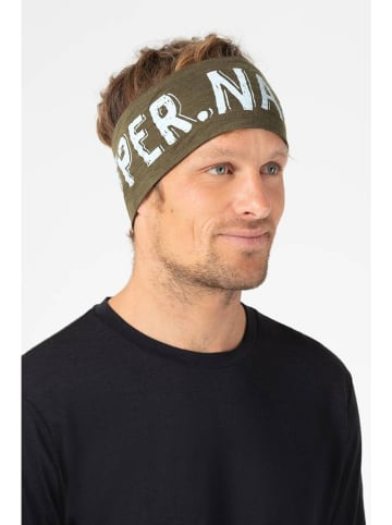 super.natural Opaska w kolorze oliwkowym ze wzorem na czoło