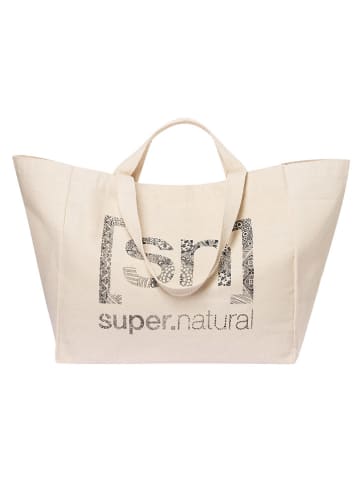 super.natural Boodschappentas "Arabasque Logo" beige - (B)45 x (H)35 cm