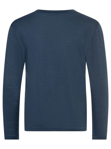 super.natural Koszulka funkcyjna "Dachshund Party" w kolorze granatowym