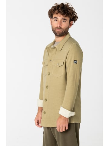 super.natural Kurtka koszulowa "Knit" w kolorze jasnobrązowym