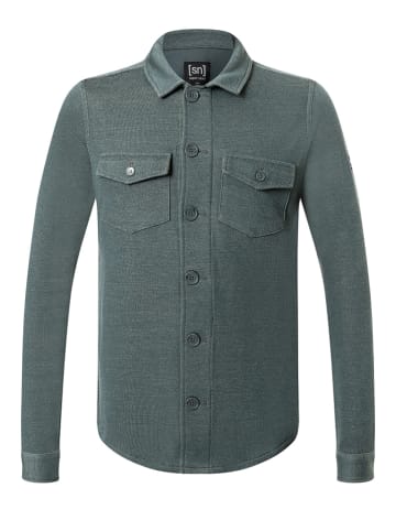 super.natural Kurtka koszulowa w kolorze ciemnozielonym