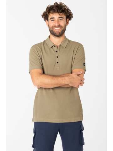 super.natural Poloshirt in Hellbraun