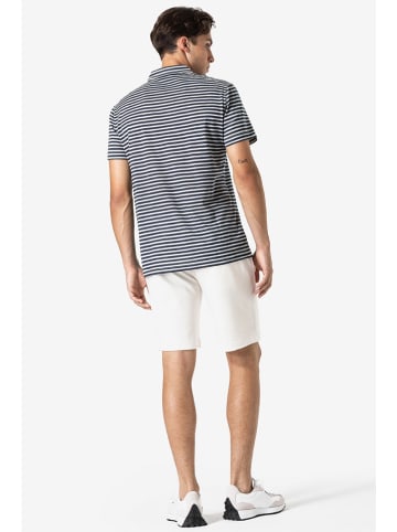 super.natural Koszulka polo w kolorze granatowo-białym