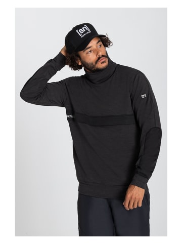 Supernatural Bluza polarowa "Alpine" w kolorze czarnym