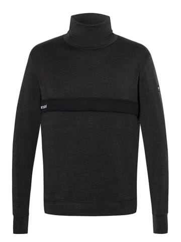 Supernatural Bluza polarowa "Alpine" w kolorze czarnym