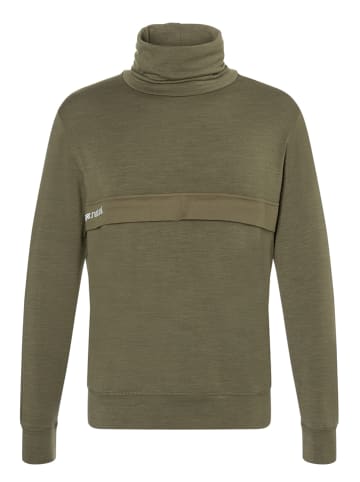 super.natural Bluza polarowa "Alpine" w kolorze zielonym