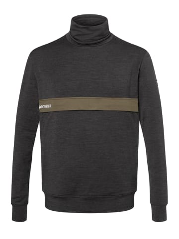 Supernatural Bluza polarowa "Alpine" w kolorze antracytowym